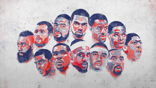 Group men facial expressions red - aaron douglas free wallpaper for desktop