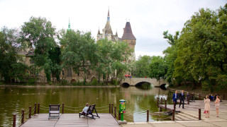 Dock lake castle bridge group - a dock next free wallpaper for desktop