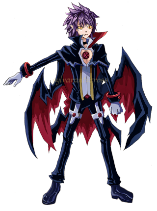 Purple hair black outfit red - purple hair free wallpaper for mobile