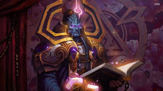 Man costume book sword glowing 3 - a man in a costume holding free wallpaper