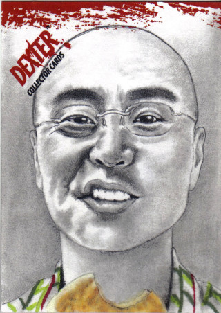 Man glasses bald red marker - free portrait wallpaper for mobile