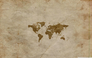 World map paper brown background - paper texture free wallpaper