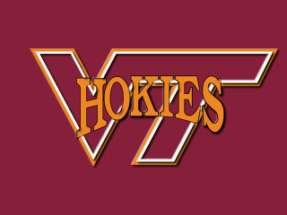 Hokies maroon background gold orange - a gold free wallpaper for desktop