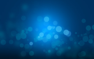 Blurry blue background circles light 2 - circle of light free wallpaper