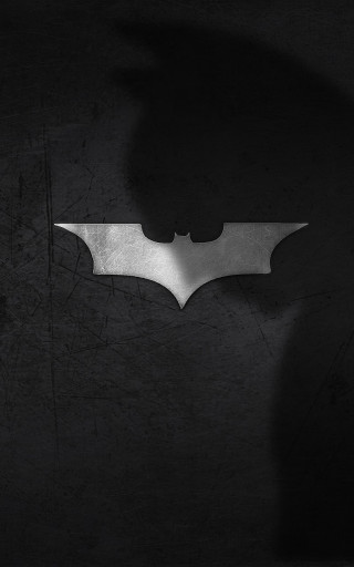 Batman logo dark room shadow - a batman logo free wallpaper