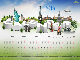 New york calendar statue of - a calendar free wallpaper