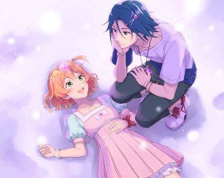 Kneeling girl bed snow pink - a little girl free wallpaper