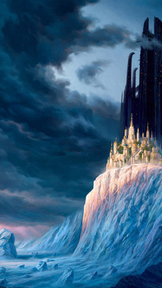 Castle mountain sky clouds background 3 - a mountain free wallpaper for mobile