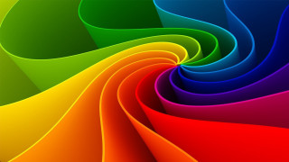 Colorful spiral black background white 2 - vibrant color line free wallpaper