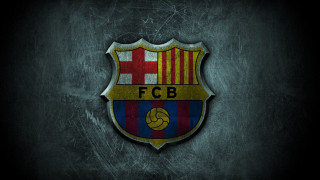 Soccer emblem dark grunge effect - edge free wallpaper
