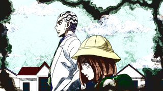 Man woman tree sky background - a drawing of a man and a woman free wallpaper