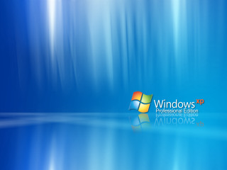 Blue background windows xp logo 3 - didier mouron free wallpaper for desktop