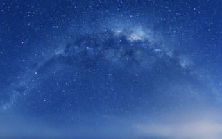 Large star filled sky clouds 2 - a few star free wallpaper
