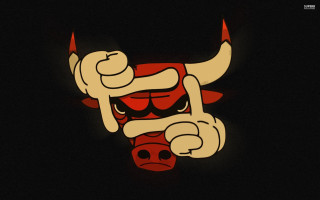 Bull horns demon dark red - a bull free wallpaper