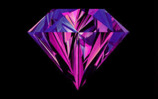Purple diamond black background black - diamond free wallpaper