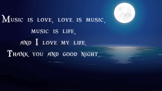 Full moon poem music love 2 - my life free wallpaper