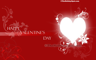 Valentines day card heart flowers 2 - a valentines day card free wallpaper
