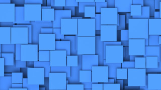 Blue background squares different sizes 2 - square free wallpaper for desktop