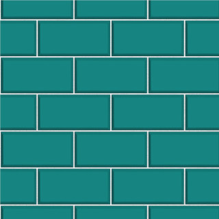 Blue brick wall white border - vaporwave color free wallpaper