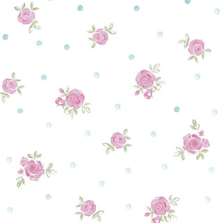 White background pink roses blue - plain background free wallpaper for tablet