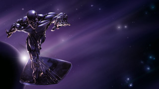 Futuristic man space planet purple - zbrush free wallpaper