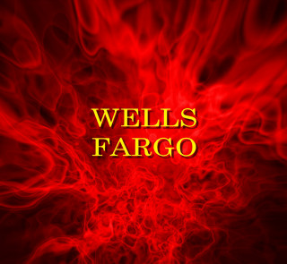 Red background wells fargo yellow - video art free wallpaper for tablet
