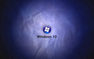Blue background windows10 logo circle - a blue circle free wallpaper for desktop