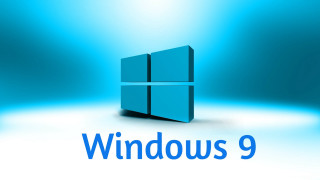 Blue windows 9 background rectangle - 8 k free wallpaper
