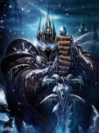 Man armor sword ice ground - a.b. frost free wallpaper for mobile