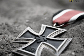 Cross medal ribbon ground lying - the ground next free wallpaper