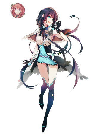 Girl long hair dress sword - and a bird free wallpaper