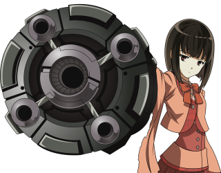 Woman red dress gatling gun - a large object free wallpaper for desktop