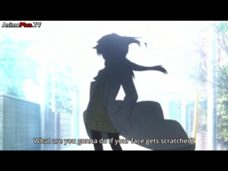 Woman window city silhouette ruins - a text free wallpaper