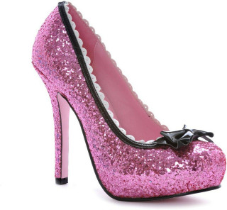 Pink high heeled shoe bow - the side of it free wallpaper for tablet