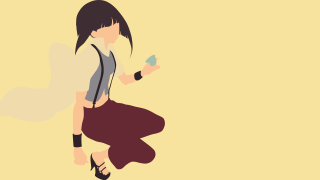 Woman skirt shirt cellphone cigarette - her hand and a cigarette free wallpaper