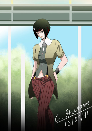 Cartoon character suit tie window - a suit free wallpaper for mobile