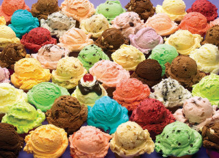 Ice cream pile colorful purple 2 - ice free wallpaper