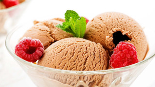 Bowl ice cream raspberries mint - cafer bater free wallpaper for desktop