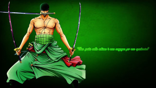 Green swordman dual wielding katana - eiichiro oda free wallpaper for desktop