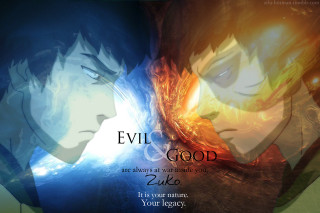 Evil anime characters crying fire - evil free wallpaper