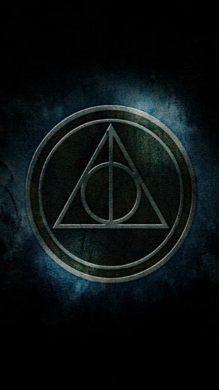 Dark background circle triangle center - free seasons wallpaper for mobile