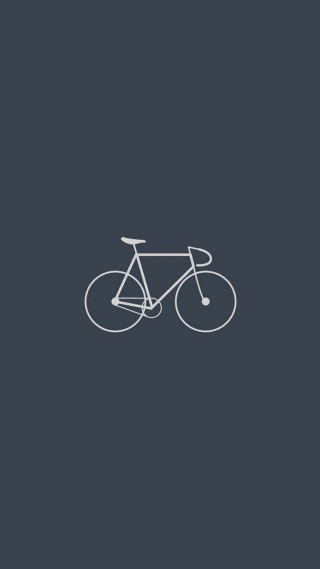 Bicycle minimalistic style image - free minimalism wallpaper for mobile