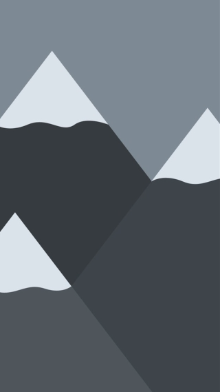 Mountain range long shadow ada - free minimalism wallpaper for mobile