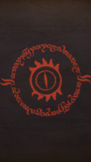 Red black logo flame circle - elden ring free wallpaper