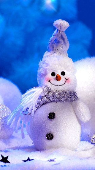 Snowman hat scarf star snowman - a snowman free wallpaper for mobile