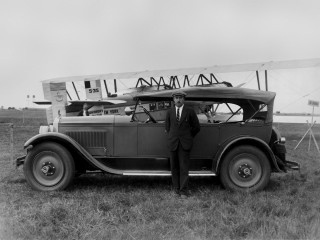 Man standing car field plane - albert aublet free wallpaper