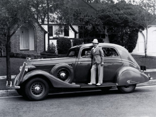 Man car house tree artdeco - don eddy free wallpaper