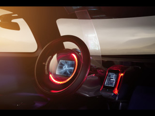 Car dashboard red light digital - a car dashboard free wallpaper