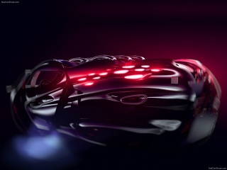 Futuristic car red lights black - a futuristic car free wallpaper