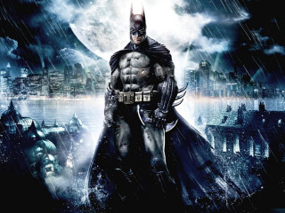 Batman standing rain bat shoulder - aleksi briclot free wallpaper